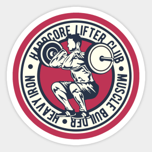 Weight Lifting Sticker